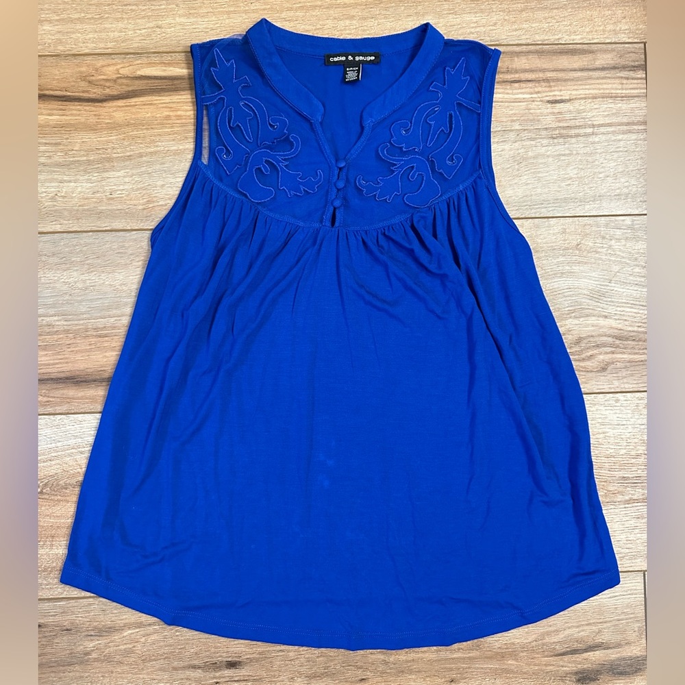 Cable & Gauge Electric Blue Shirt